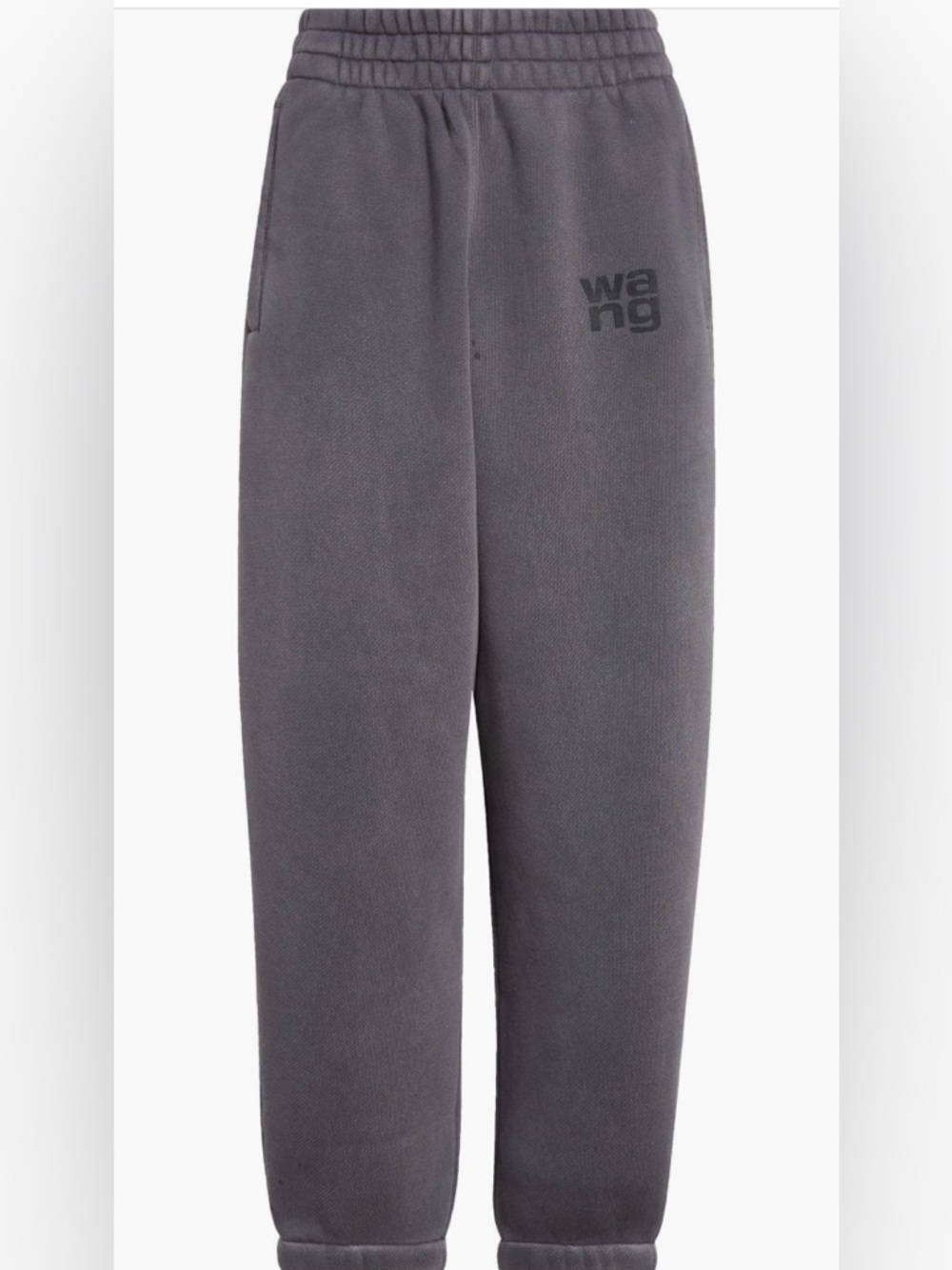 Alexander Wang Essential Logo French Terry Sweatpants Size S